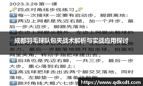 成都羽毛球队包夹战术解析与实战应用探讨
